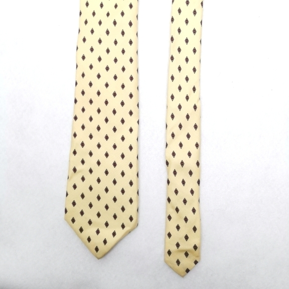 Club Room Vintage Cream / Beige Hand Sewn 100% Silk Long - Picture 3 of 10